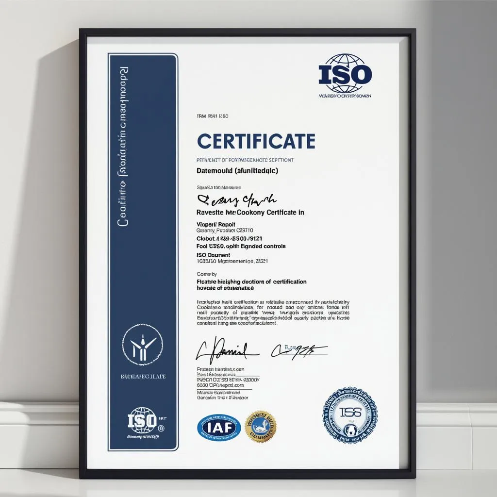 ISO certifikace